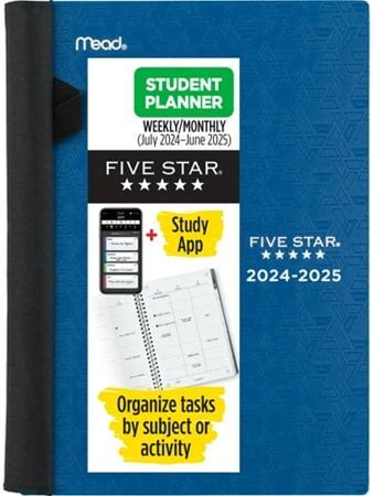 Mead Five Star Student Planner