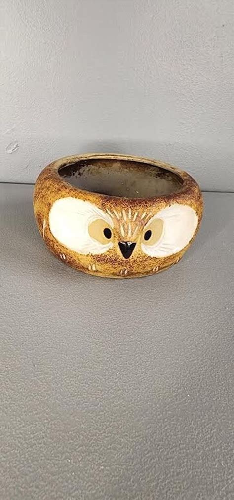 Owl Ceramic Planter