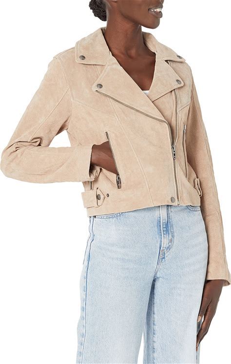 BLANKNYC Women's Suede Moto Jacket
